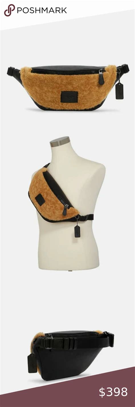 belt bag sheepskin bag